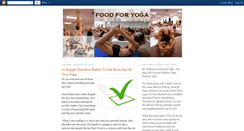 Desktop Screenshot of foodforyoga.blogspot.com