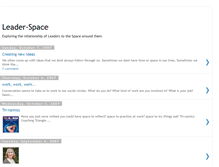 Tablet Screenshot of leader-space.blogspot.com