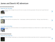 Tablet Screenshot of jamesanddannisnzadventure.blogspot.com