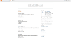 Desktop Screenshot of danandersson.blogspot.com