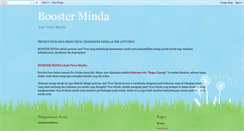 Desktop Screenshot of boosterminda2u.blogspot.com