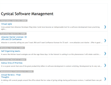 Tablet Screenshot of cynicalsoftwaremanagement.blogspot.com