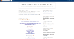Desktop Screenshot of michelsenmusicnews.blogspot.com