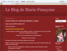 Tablet Screenshot of mariefrancoiseninnin.blogspot.com