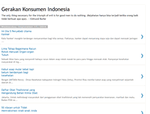 Tablet Screenshot of gerakankonsumen.blogspot.com