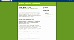 Desktop Screenshot of manual-directories-submission.blogspot.com