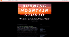 Desktop Screenshot of burningmountainstudio.blogspot.com