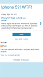 Mobile Screenshot of iphone5news101.blogspot.com