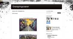 Desktop Screenshot of overspringsvaeren.blogspot.com