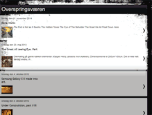 Tablet Screenshot of overspringsvaeren.blogspot.com