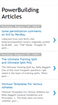 Mobile Screenshot of powerbuildingarticles.blogspot.com