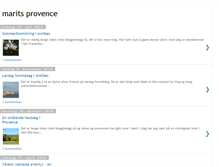 Tablet Screenshot of maritsprovence.blogspot.com