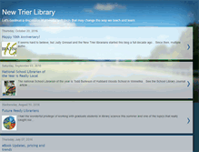 Tablet Screenshot of newtrierlibrary.blogspot.com