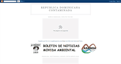 Desktop Screenshot of dominicanacontaminada.blogspot.com