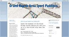 Desktop Screenshot of grareasportpaddlers.blogspot.com