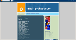 Desktop Screenshot of hrnd-pickssoccer.blogspot.com