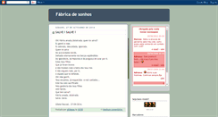 Desktop Screenshot of fabricadesonhos-bons.blogspot.com