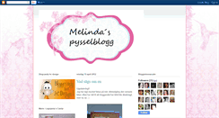 Desktop Screenshot of melindapyssel.blogspot.com
