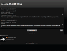 Tablet Screenshot of muchoruidofilms.blogspot.com