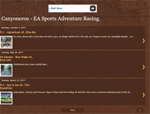 Tablet Screenshot of canyoneros-ar.blogspot.com