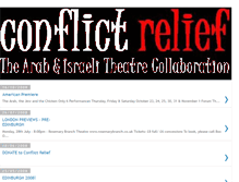 Tablet Screenshot of conflictrelief.blogspot.com