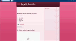 Desktop Screenshot of curlykitchronicles.blogspot.com