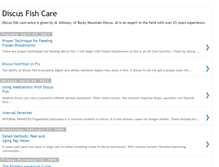 Tablet Screenshot of discus-fish-care.blogspot.com