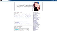 Desktop Screenshot of naomicanblog.blogspot.com