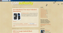 Desktop Screenshot of gsmauthority.blogspot.com