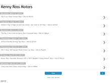 Tablet Screenshot of kennyrossmotors.blogspot.com