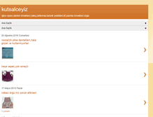 Tablet Screenshot of kutsalceyiz.blogspot.com