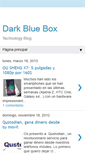 Mobile Screenshot of darkbluebox.blogspot.com