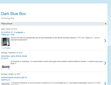 Tablet Screenshot of darkbluebox.blogspot.com