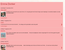 Tablet Screenshot of emmadonker.blogspot.com