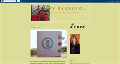 Desktop Screenshot of craftybarngirl.blogspot.com