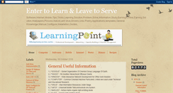 Desktop Screenshot of learningspoint.blogspot.com