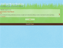 Tablet Screenshot of outdoorwaterfeatures.blogspot.com