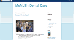 Desktop Screenshot of mcmullindentalcare.blogspot.com