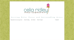 Desktop Screenshot of celiaridleyphotography.blogspot.com