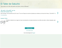 Tablet Screenshot of eltallerdegatucho.blogspot.com