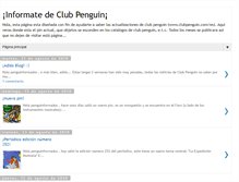 Tablet Screenshot of informaclubpenguin.blogspot.com