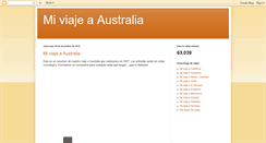 Desktop Screenshot of miviajeaaustralia.blogspot.com