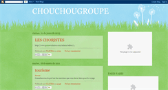 Desktop Screenshot of chouchougroupe.blogspot.com