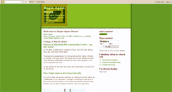 Desktop Screenshot of begin-againblog.blogspot.com