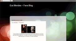 Desktop Screenshot of evamendesfans.blogspot.com