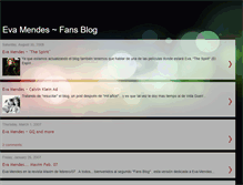 Tablet Screenshot of evamendesfans.blogspot.com