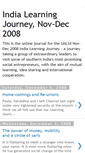 Mobile Screenshot of indialearningjourneynovember2008.blogspot.com