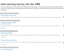 Tablet Screenshot of indialearningjourneynovember2008.blogspot.com