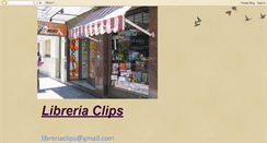 Desktop Screenshot of libreriaclips.blogspot.com