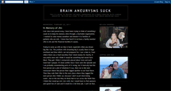 Desktop Screenshot of ihatebrainaneurysms.blogspot.com
